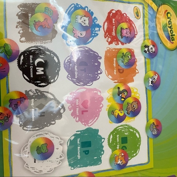 Crayola Set of 5 Fun Felt Colors Shapes Activity Kits - Picture 3 of 6
